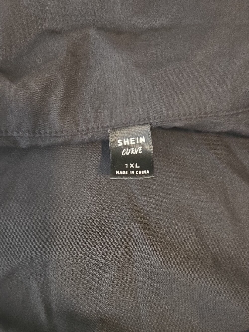 SHEIN Black Ruched Drawstring Mini Dress - Picture 2 of 3